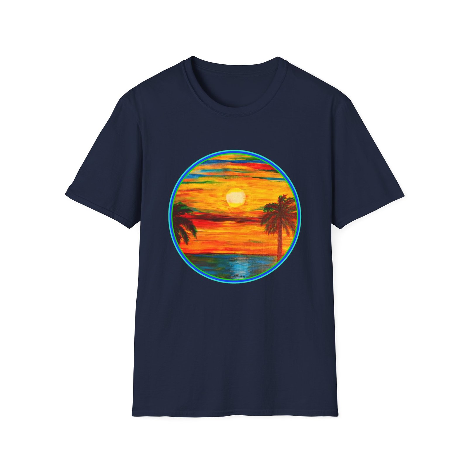 Caribbean Sunset Vibes Unisex T-Shirt - Image 8