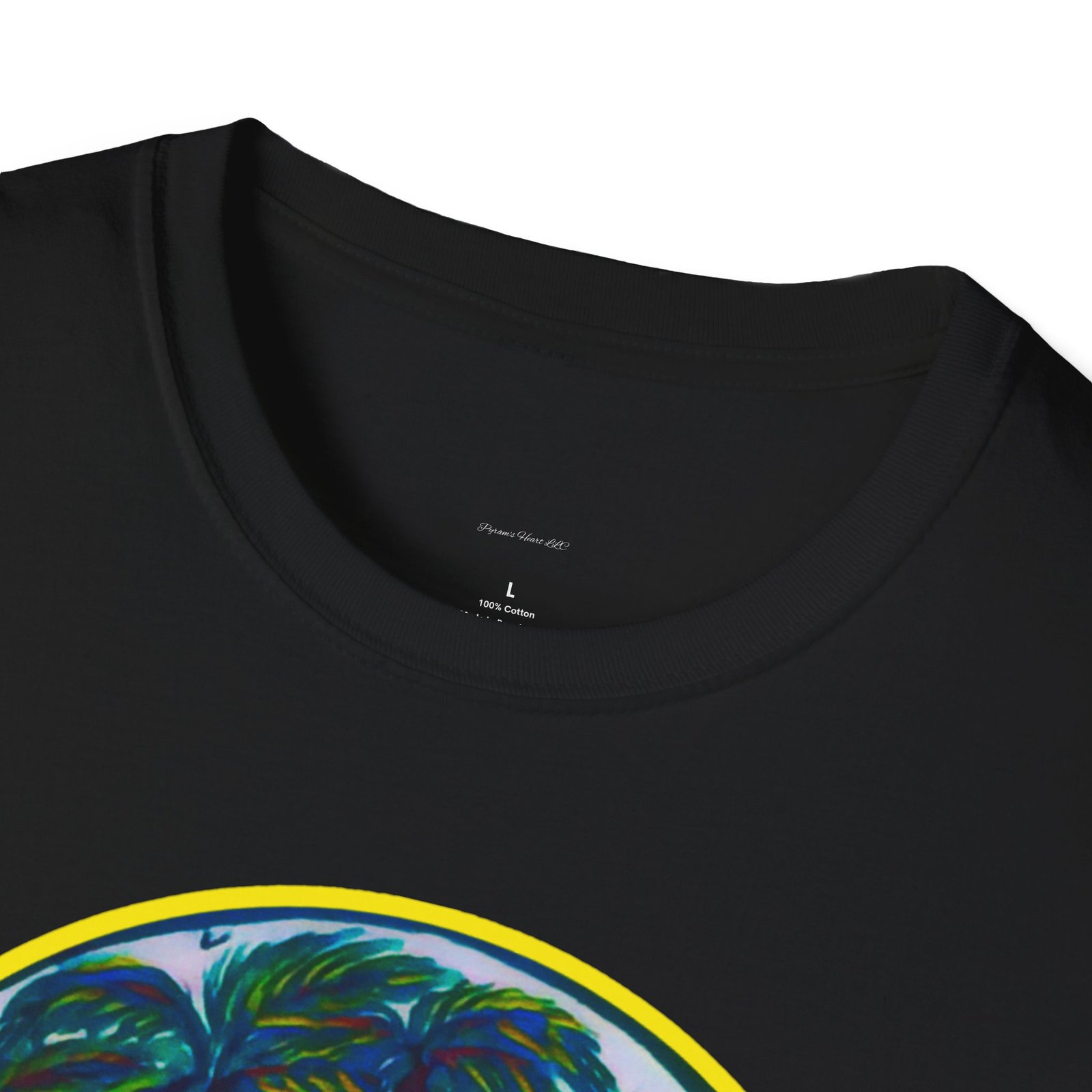 Caribbean Fishing Unisex T-Shirt - Peaceful Island Scene - Image 4