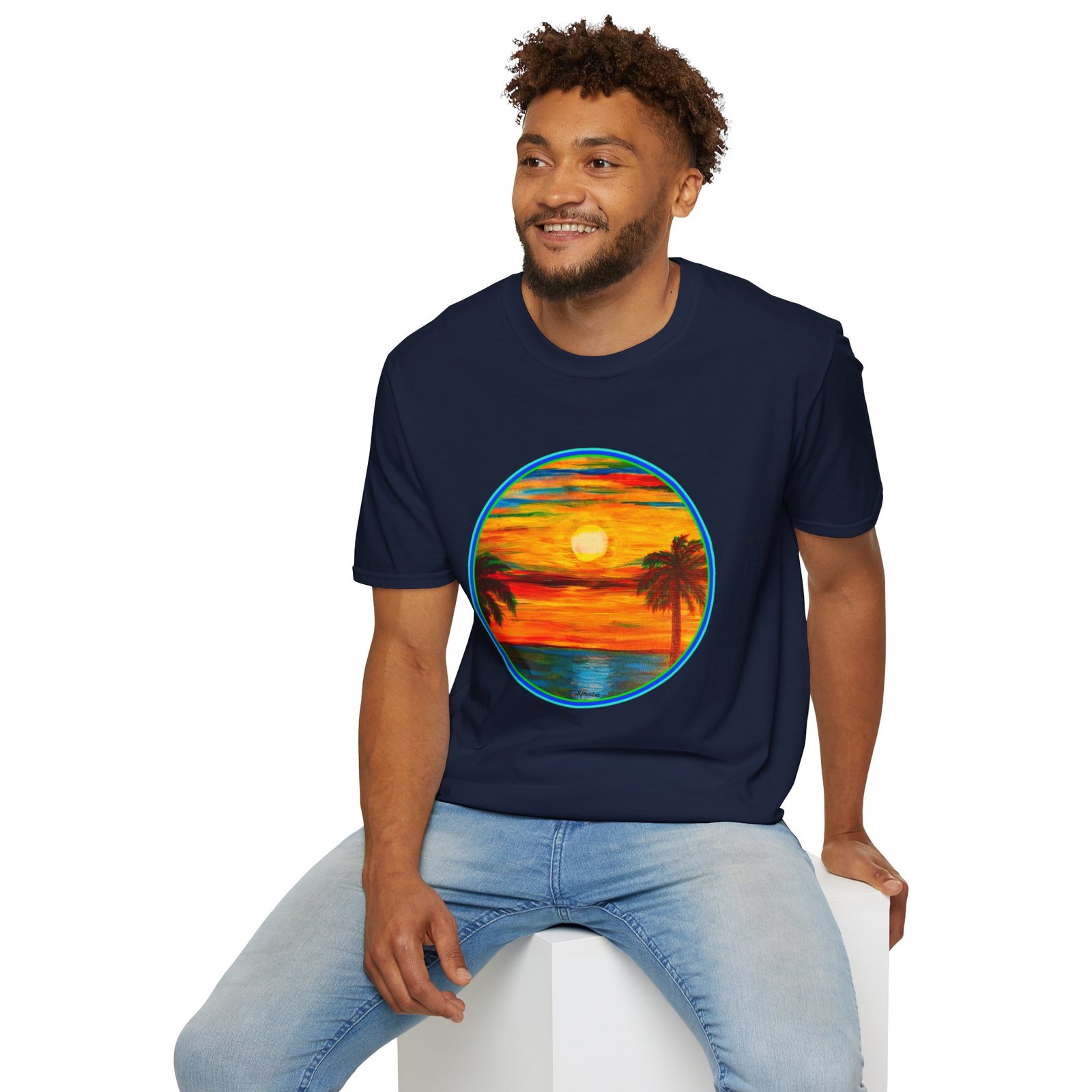 Caribbean Sunset Vibes Unisex T-Shirt - Image 10