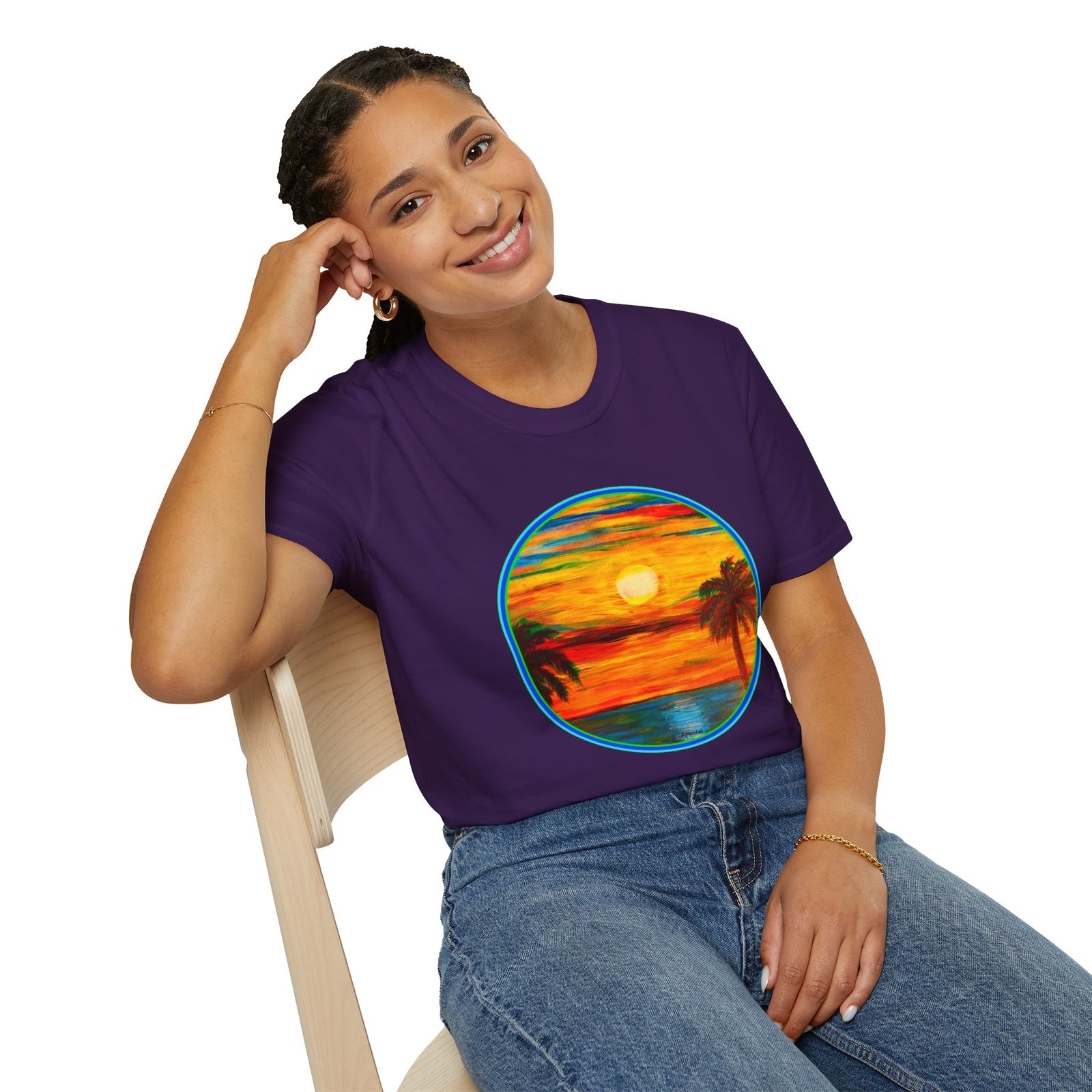 Caribbean Sunset Vibes Unisex T-Shirt - Image 13