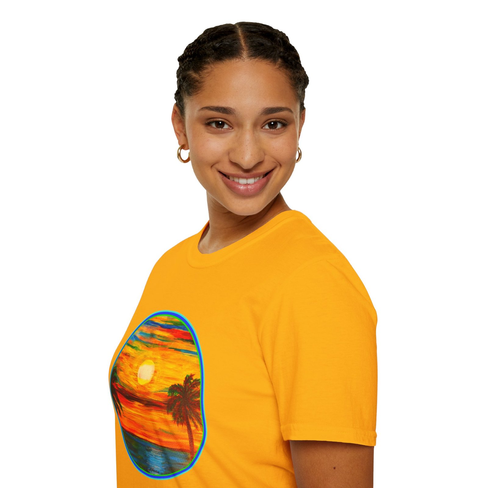 Caribbean Sunset Vibes Unisex T-Shirt - Image 6